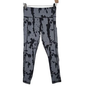 ZYIA Womens Slate Oxidation Mid Rise Capri Active Leggings Size 4